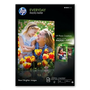 HP Q5451A everyday glossy photo paper / A4 / 200gr. / 25 vel